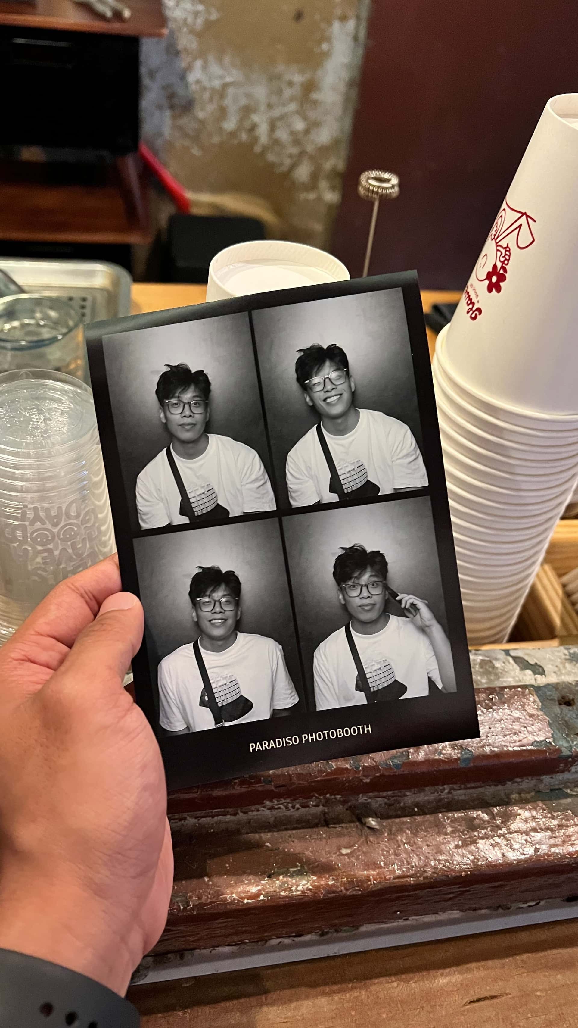 Paradiso photo booth